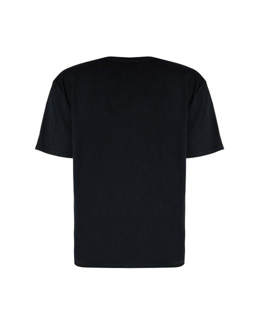 Rhude Black Cotton Crew-Neck T-Shirt