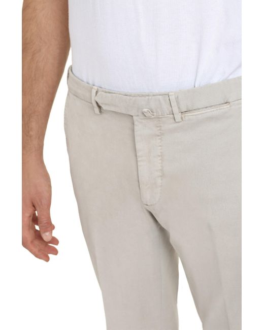 THE (Alphabet) Gray Chino Trousers for men