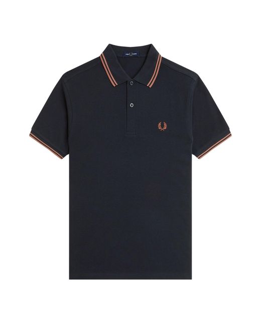 Fred Perry Blue T-Shirts And Polos