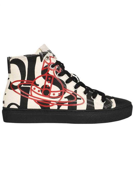 Vivienne Westwood Women's Black High-Top Sneakers