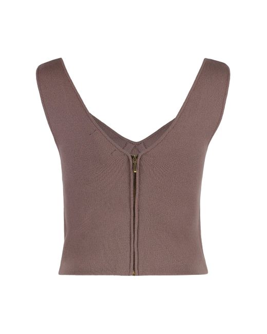 SABLYN Purple Iridian Knitted Top