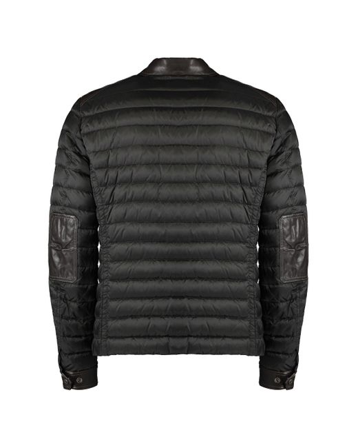 Moorer Black Crespi Padded Jacket
