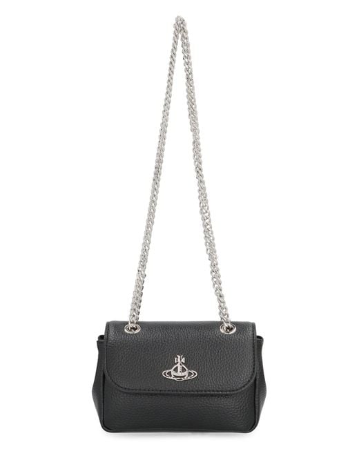 Vivienne Westwood Black Mini Shoulder Bag Purse Chain