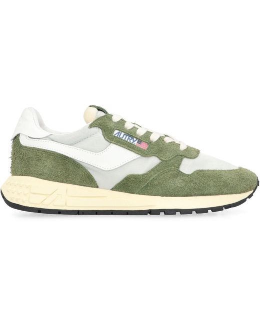 Autry Green Reelwind Low-Top Sneakers