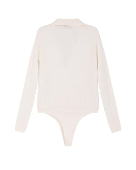 Elisabetta Franchi White T-Shirts And Polos Ivory