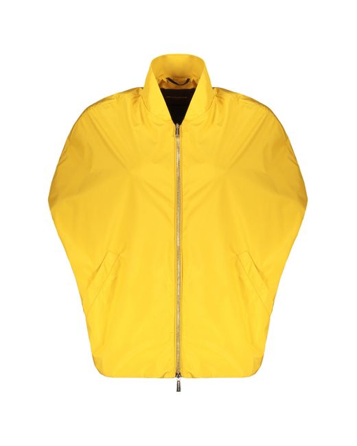 Moorer Yellow Techno Fabric Jacket