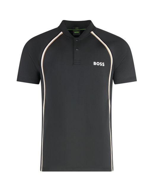 Boss Black Technical Fabric Polo Shirt for men
