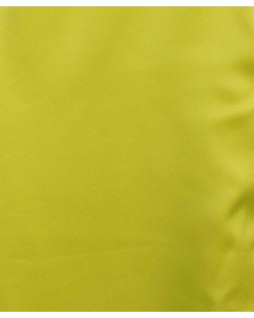 Gcds Yellow Strapless Dress