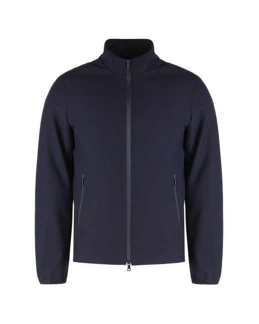 Paul & Shark Blue Technical Fabric Jacket
