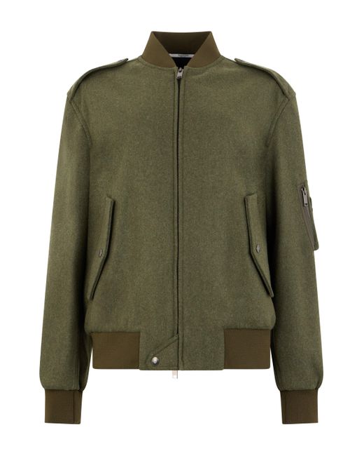 Valentino Garavani Women's Green Bomber Jacket