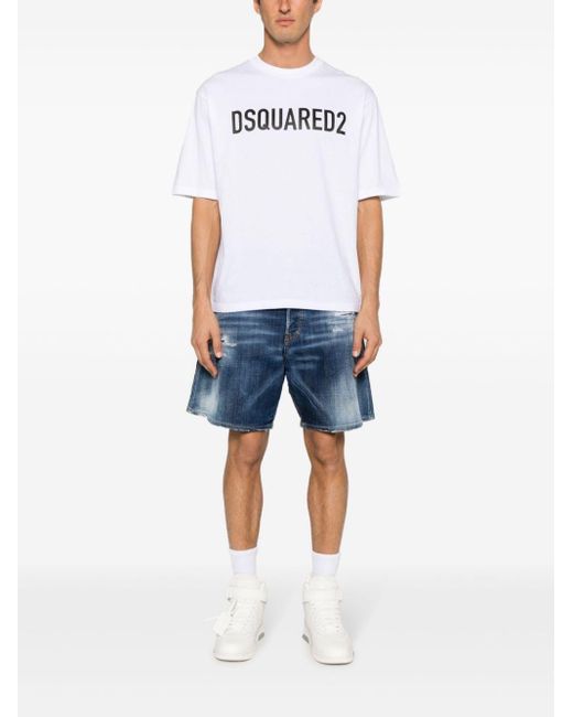 DSquared² White T-Shirts And Polos