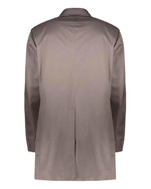 Moorer Brown Techno Fabric Jacket for men