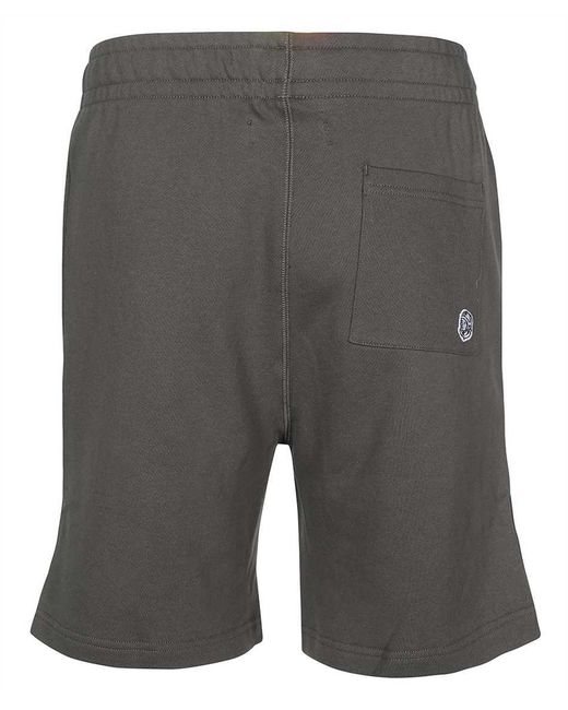 BBCICECREAM Gray Cotton Bermuda Shorts for men