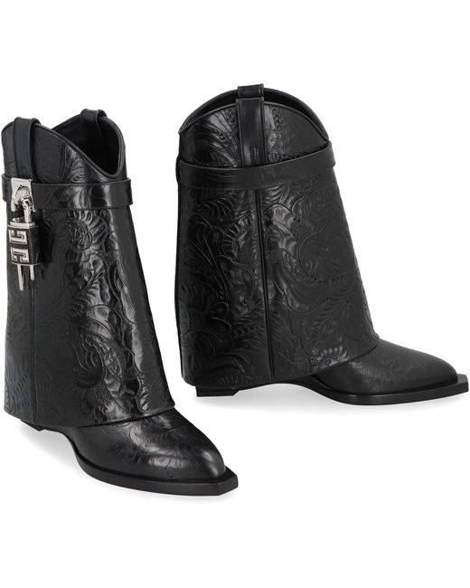Givenchy Black Cowboy & Biker Boots