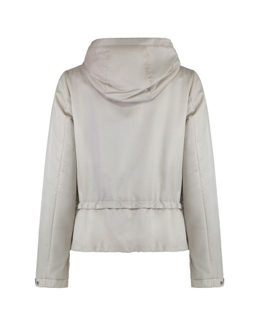 Moorer Gray Burano Techno Fabric Jacket