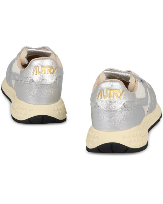 Autry White Reelwind Low-Top Sneakers