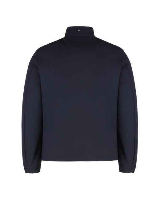 Paul & Shark Blue Technical Fabric Jacket