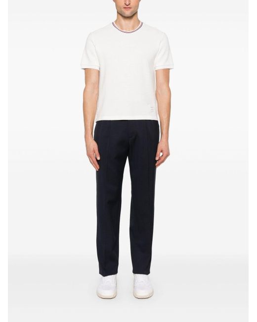 Thom Browne White T-Shirts And Polos