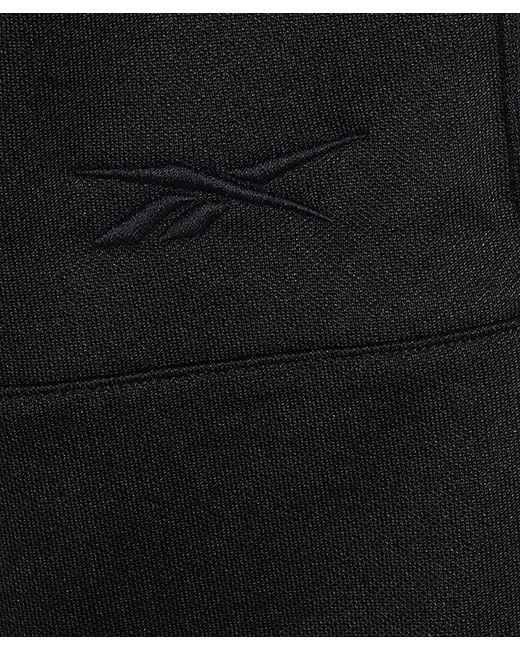 Reebok Black Techno Fabric Full-Zip Sweatshirt
