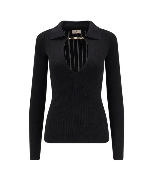 Elisabetta Franchi Blue Sweaters