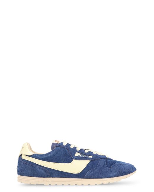 Autry Blue Windspin Low-Top Sneakers for men