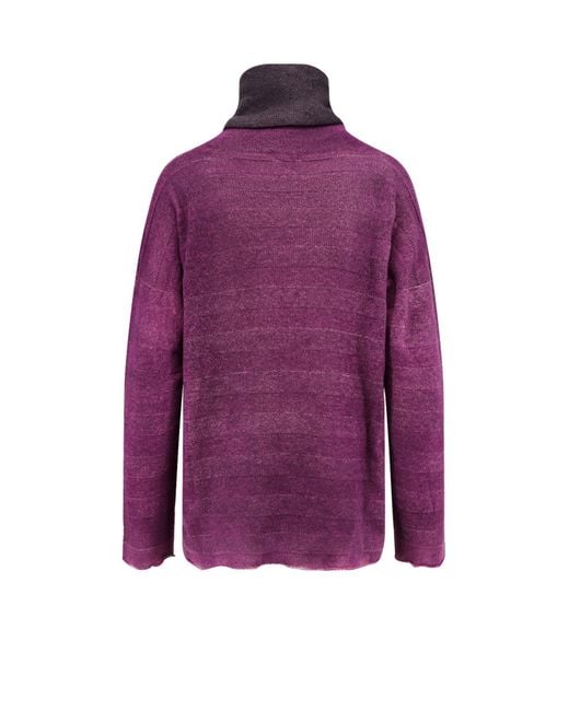 F Cashmere Purple Sweaters