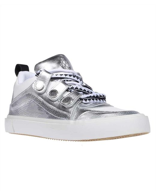 Marcelo Burlon White Low-Top Sneakers