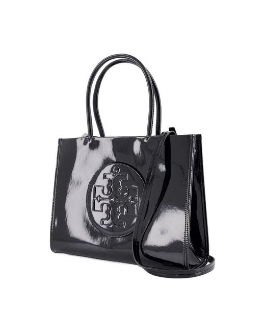Tory Burch Black Ella Bio Small Shopper Bag