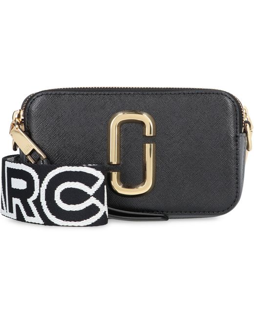 Marc Jacobs Black The Snapshot Leather Camera Bag