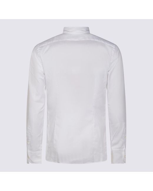 Glanshirt White Cotton Shirt for men