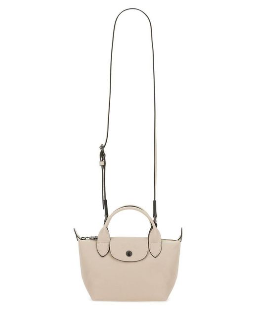 Longchamp Natural Le Pliage Xs Handle Bag