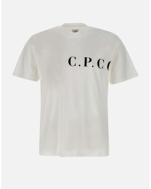C P Company White T-Shirts And Polos for men