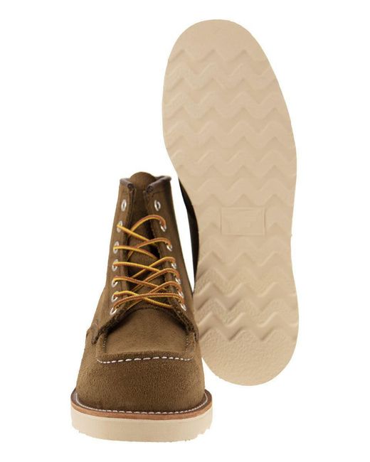 Red Wing Shoes Men's Red Wing Classic Moc - Brown - 0875