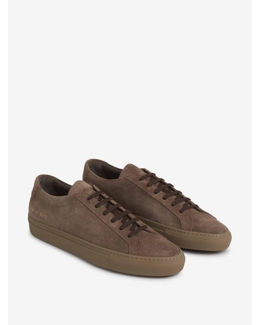 Common Projects Brown Suede Sneakers 2478 for men