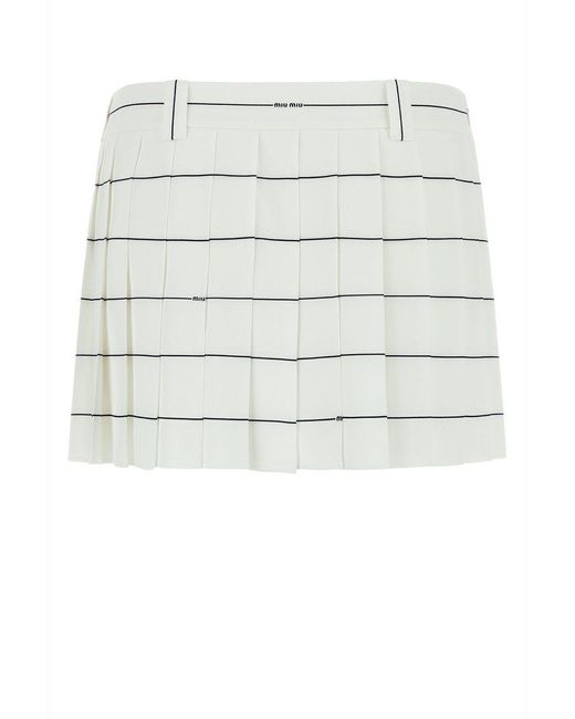 Miu Miu White Skirts