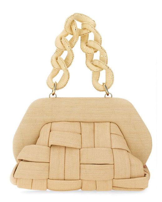 THEMOIRÈ Natural "Tia Weaved Straw" Bag