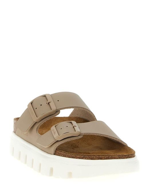 Birkenstock Brown 'Arizona Pap Chunky' Sandals