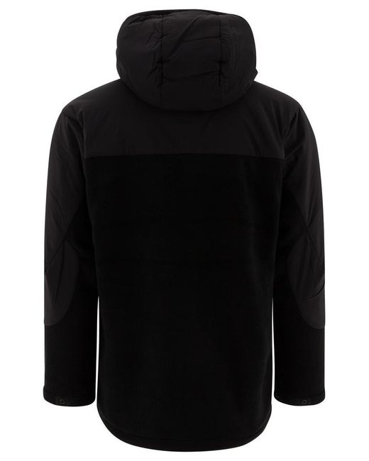 And Wander Black Jacket With Fleece Insert for men