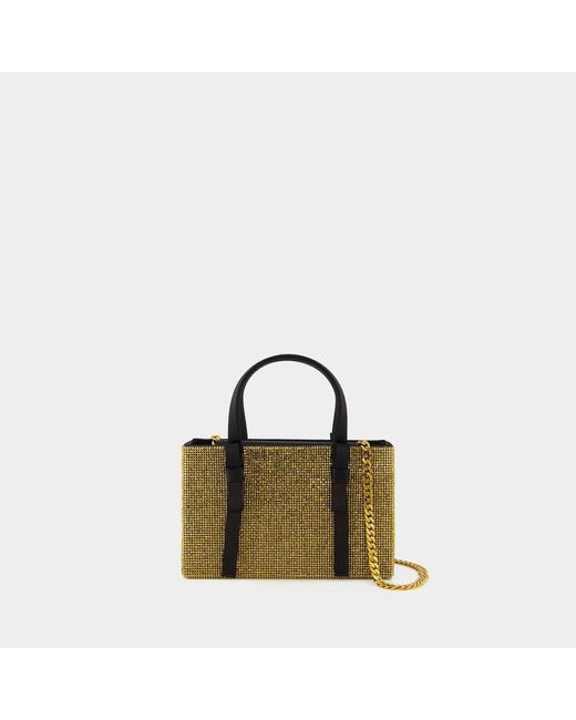 Kara Metallic Bow Midi Shopper Bag