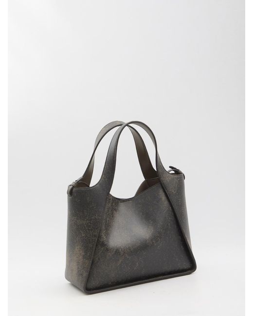Stella McCartney Black Large Stella Logo Bag