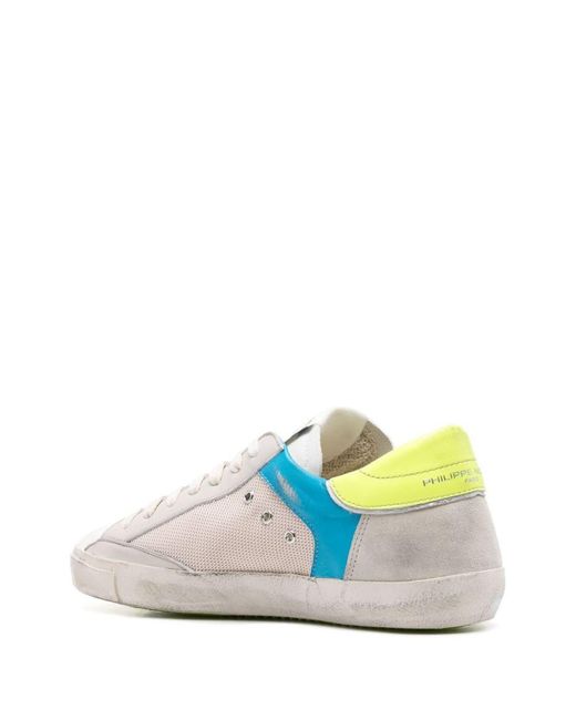 Philippe Model White Flat Shoes for men