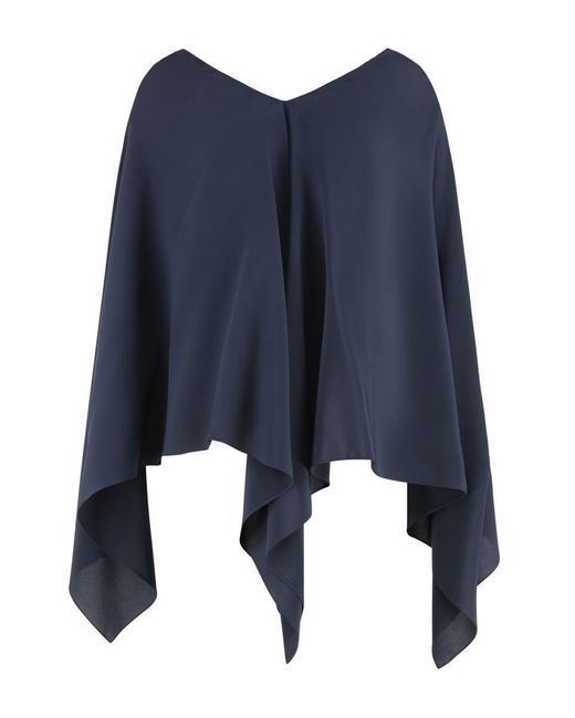 Gianluca Capannolo Blue Isabelle Silk Blouse