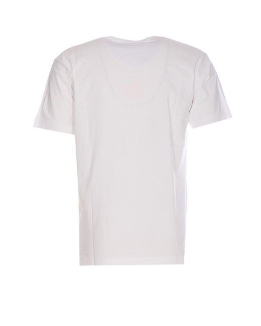 COMME DES GARÇONS PLAY White T-Shirts And Polos for men