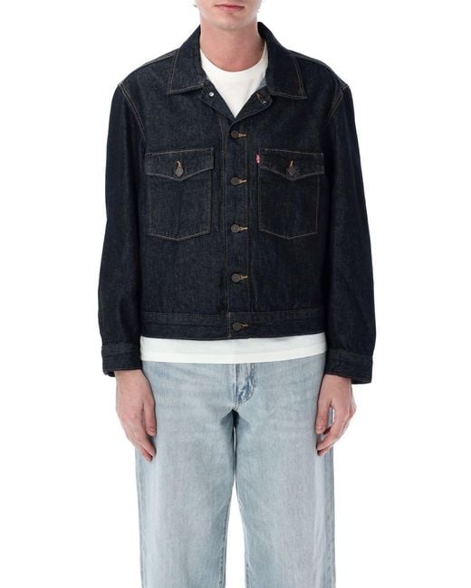 Levi's Blue Embarcadero Station Trucker Jacket for men