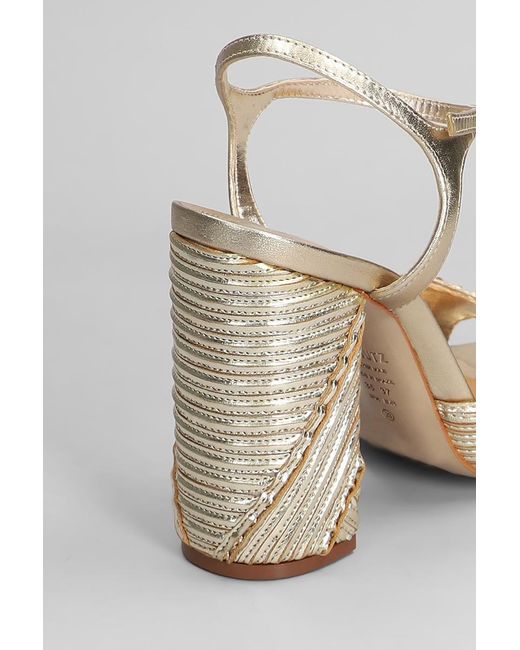 SCHUTZ SHOES Natural Lupita Sandals
