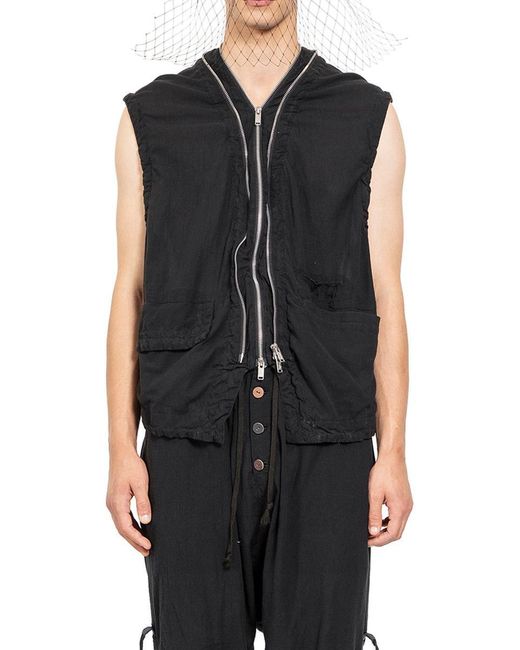 Undercover Black Vests for men