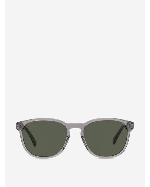 Vuarnet Green Belvedere Round Sunglasses for men