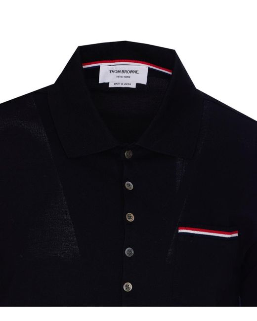 Thom Browne Blue T-Shirts And Polos for men