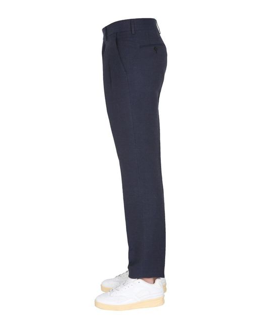 Lardini Blue Regular Fit Trousers for men