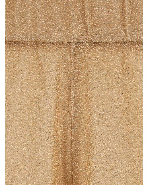Oseree Natural 'Lumiere' Colored Pants With Elastic Waist